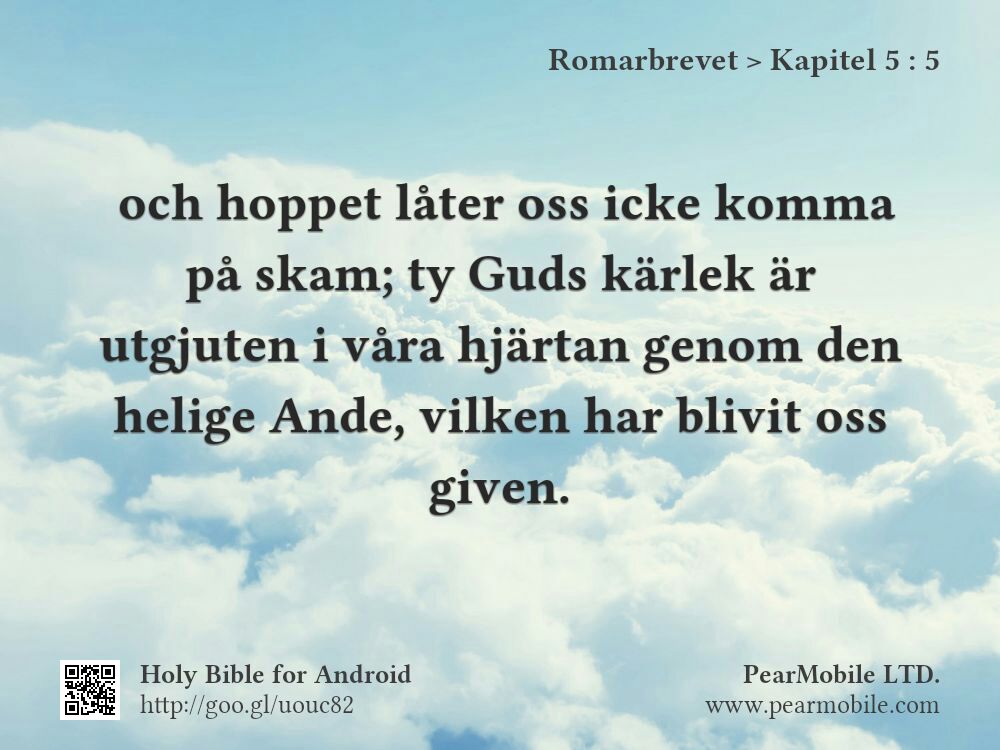 Romarbrevet, Kapitel 5:5
